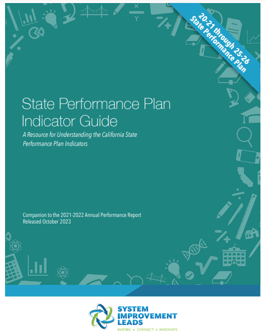 cover page of the State Performance Plan Indicator Guide revised October 2023
