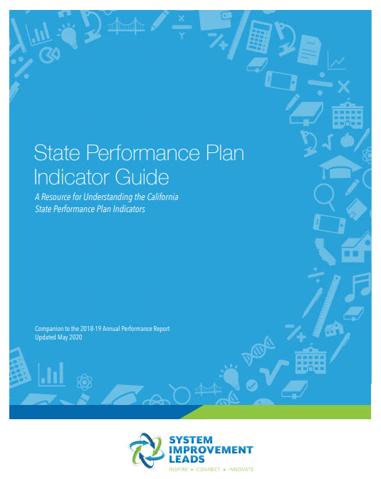 Image of the cover of the State Performance Plan Indicator Guide that links to the actual document.