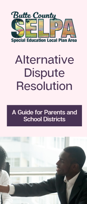 Brochure cover about alternative dispute resolution